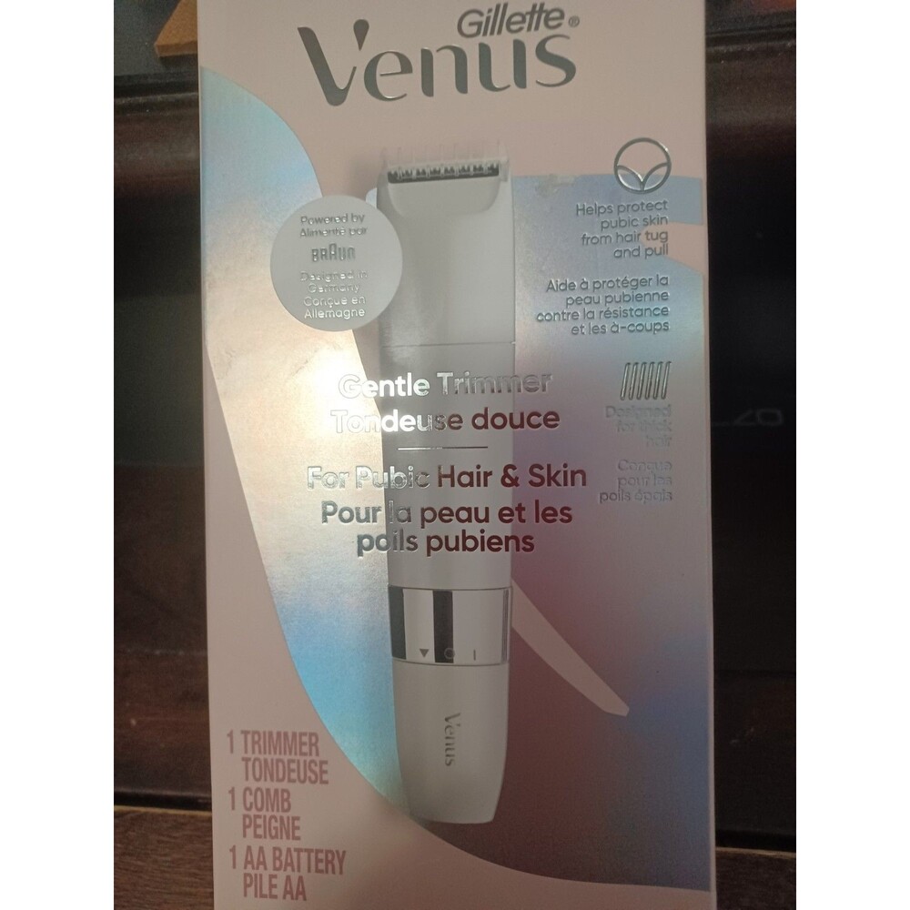 Gillette Venus Gentle Trimmer for Pubic Hair & Skin New & Sealed in Box MF
